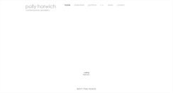 Desktop Screenshot of pollyhorwich.com